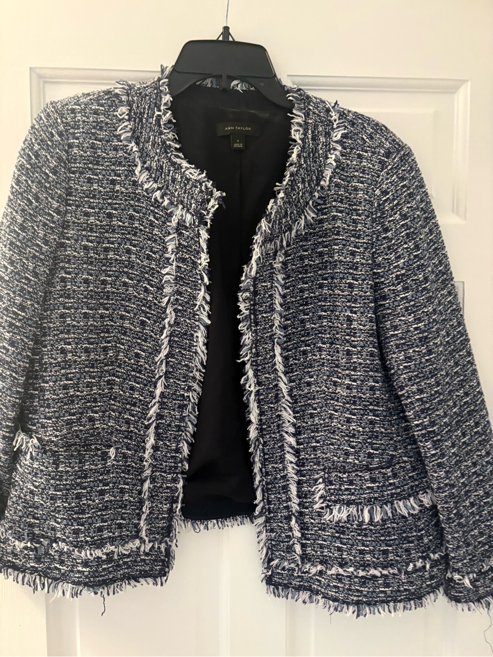 Anne Taylor Blue and White jacket